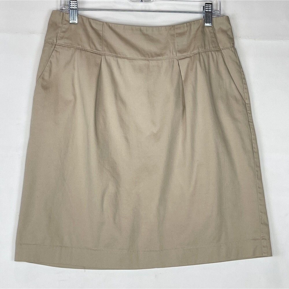 Elena Solano Women Beige Casual Pencil Skirt Size 6